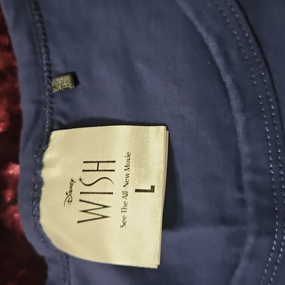 Disney Wish Womens Navy Blue T-Shirt - Picture 3 of 5